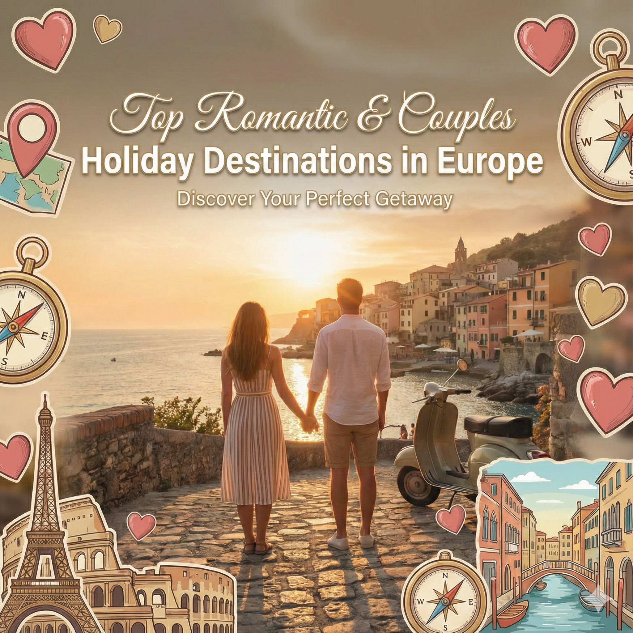 You are currently viewing Top Romantic & Couples Holiday Destinations in Europe