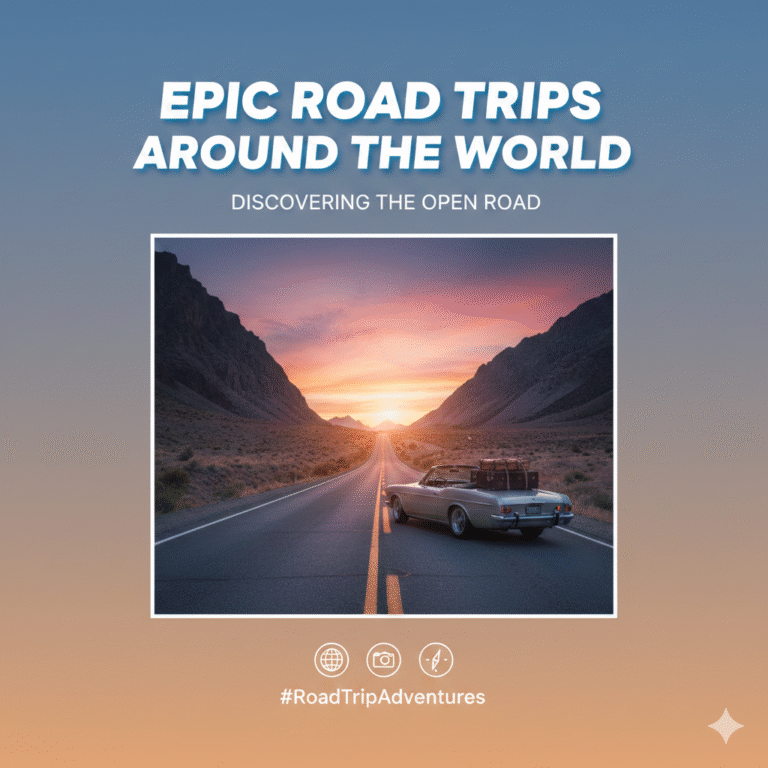 Epic Road Trips Around the World: Discovering the Open Road