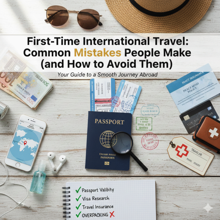 First-Time International Travel: Common Mistakes People Make (and How to Avoid Them)