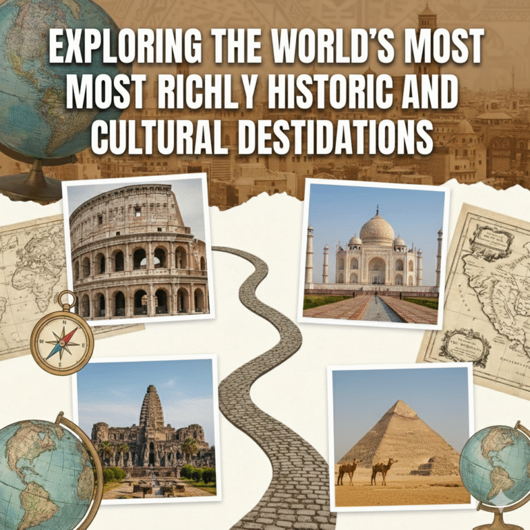 Exploring the World’s Most Richly Historic and Cultural Destinations