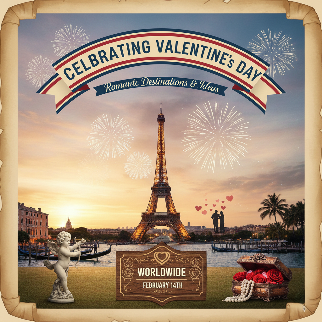 You are currently viewing Celebrating Valentine’s Day Worldwide: Romantic Destinations and Ideas