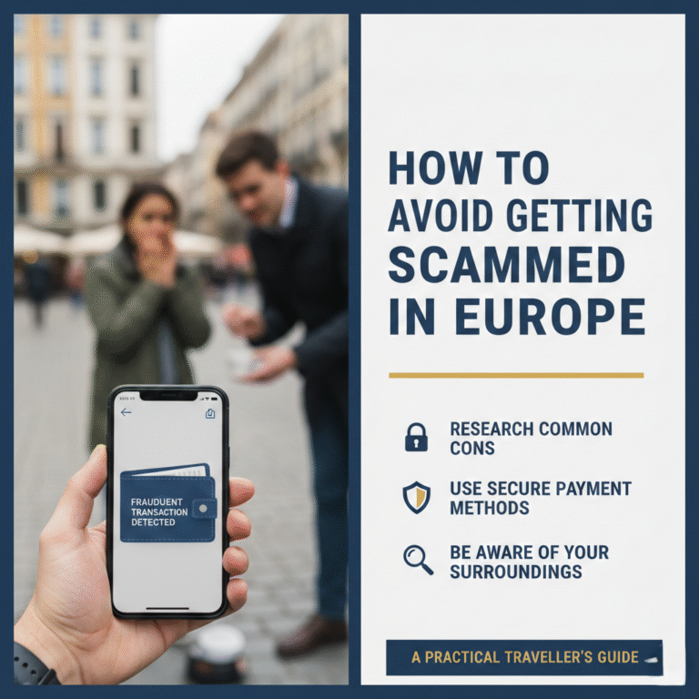 How to Avoid Getting Scammed in Europe: A Practical Traveller’s Guide