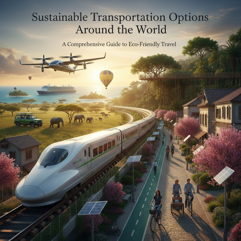 You are currently viewing Sustainable Transportation Options Around the World: A Comprehensive Guide to Eco-Friendly Travel