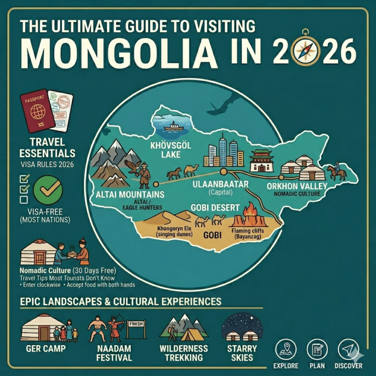 The Ultimate Guide to Visiting Mongolia in 2026: Nomadic Culture, Epic Landscapes, and Travel Tips Most Tourists Don’t Know